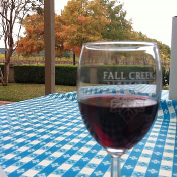 Fall Creek Vineyards - View from the porch area from lunch. - Wineries Near Me - Tow, Texas