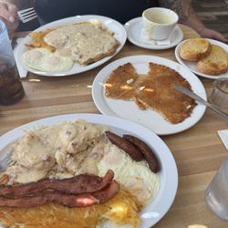 Debbie's Restaurant - Our breakfast at Deb's restaurant.