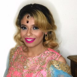 Beauty By Roya - A beautiful bride to be on her engagement day