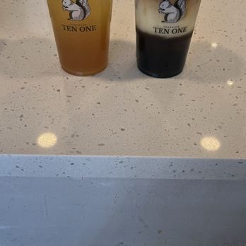Ten One Tea House - Osmanthus Honey and Brown Sugar Milk Tea (Boba Included) - Bubble Tea Near Me - Providence, Rhode Island