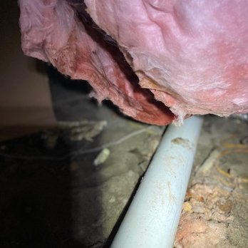 ARS / Rescue Rooter - Part of air duct to other side of house. Sliced with no cover then causing insulation to be drenched and destroyed. - Heating & Air Conditioning/HVAC Near Me - Columbia, South Carolina