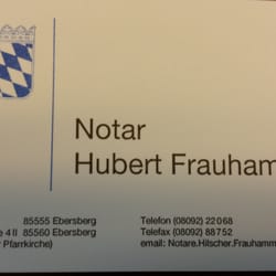 Notar Hubert Frauhammer