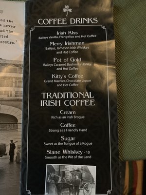 Menu photo 5 May Kelly's North Conway, NH
