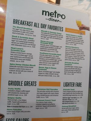 Menu photo 2 Metro Diner Oviedo, FL