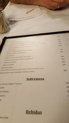 Menu photo 5 Pierino Buenos Aires, C