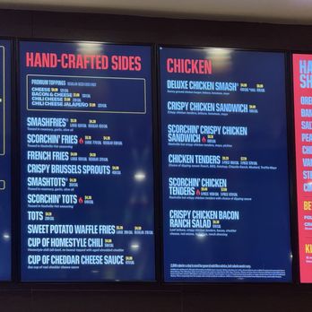 Smashburger - Sides and chicken options 2025 - Burgers Near Me - Marina, California