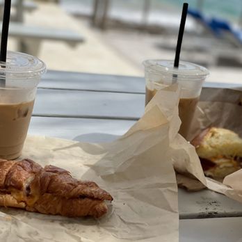 Barista Squared - Iced dirty chai latte with jamon y queso on a croissant and iced latte with bacon egg cheese kn a brioche - Coffee & Tea Near Me - San Juan, Puerto Rico Barista Squared - Iced dirty chai latte with jamon y queso on a croissant and iced latte with bacon egg cheese kn a brioche - Coffee & Tea Near Me - San Juan, Puerto Rico