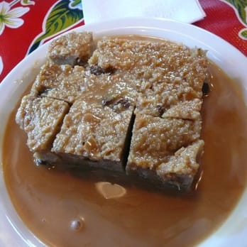 Cha Cha Cha - Bread Pudding Cubano with Carmel Sauce!! - Caribbean Near Me - San Francisco, California