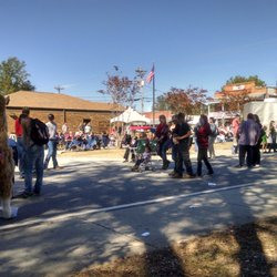 Cotton Gin Festival - Many people were out on this beautiful day listening to music and enjoying the festival.