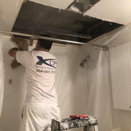 Second time 3 MONTHS later removing more MOLD INFESTED drywall