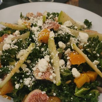 The Goat's Beard - Kale Salad with figs and pears- tasty! - New American Near Me - Wayne, Pennsylvania The Goat's Beard - Kale Salad with figs and pears- tasty! - New American Near Me - Wayne, Pennsylvania