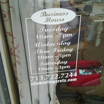 Nimblefingers - Hours & contact info - Arts & Crafts Near Me - Houston, Texas Nimblefingers - Hours & contact info - Arts & Crafts Near Me - Houston, Texas