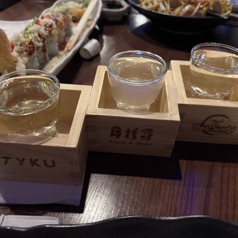 Hao Sushi - Sake flight - Japanese Near Me - Foxborough, Massachusetts
