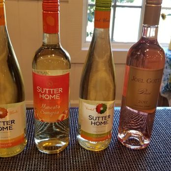 Sutter Home Winery - Another Wine set.. The chardonnay/moscato, Moscato Sangria and Riesling/Moscato. Those are my three favorites. - Wineries Near Me - Saint Helena, California Sutter Home Winery - Another Wine set.. The chardonnay/moscato, Moscato Sangria and Riesling/Moscato. Those are my three favorites. - Wineries Near Me - Saint Helena, California