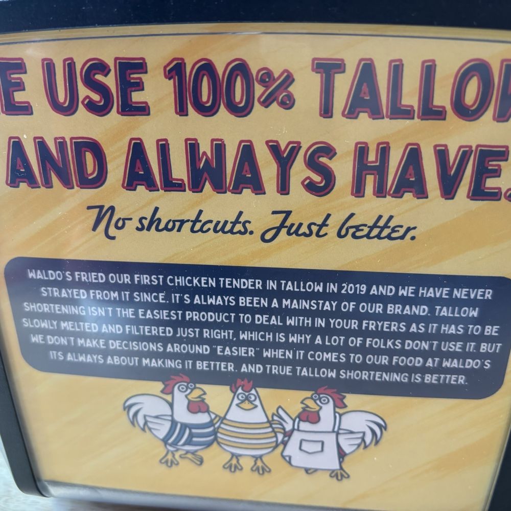 Cooked in beef fat! Cooked in beef fat!