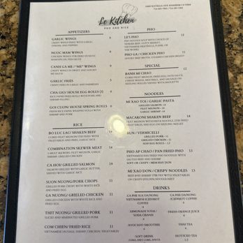 Le Kitchen Pho and Rice - Updated menu 4-2024 - Asian Fusion Near Me - Anaheim, California Le Kitchen Pho and Rice - Updated menu 4-2024 - Asian Fusion Near Me - Anaheim, California