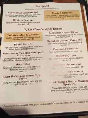 Menu photo 3 Wendover Nugget Steakhouse West Wendover, NV