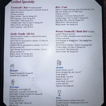 Que Viet - Menu - Vietnamese Near Me - San Francisco, California