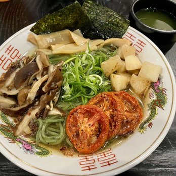 Boru Ramen - Vegan Shoyu Ramen: the kale noodles are awesome! - Ramen Near Me - Baton Rouge, Louisiana