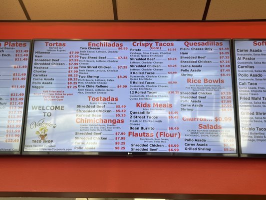 Menu photo 8 Valerie's Taco Shop Flower Mound, TX Menu photo 8 Valerie's Taco Shop Flower Mound, TX