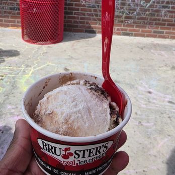 Bruster's Real Ice Cream - 1 scoop (cup) of Jamaican Me Crazy (Coconut Ice Cream with Fudge Swirl & Almonds) - June 2026 - Ice Cream & Frozen Yogurt Near Me - Gaithersburg, Maryland