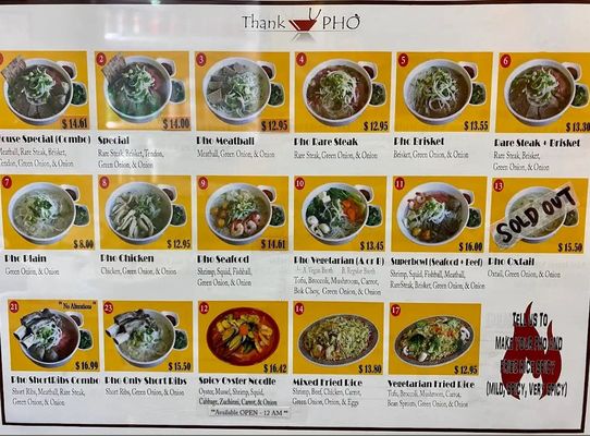 Menu photo 6 Thank U Pho Los Angeles, CA Menu photo 6 Thank U Pho Los Angeles, CA
