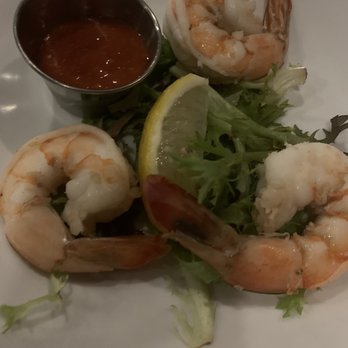 Fords Black & Blue - Shrimp cocktail  . $5 per shrimp but very good - Seafood Near Me - Groton, Connecticut