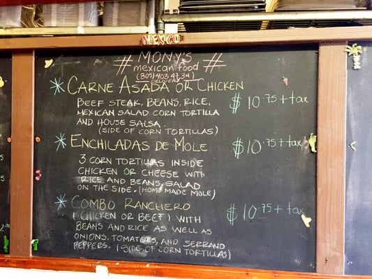 Menu photo 8 Mony's Mexican Food Santa Barbara, CA Menu photo 8 Mony's Mexican Food Santa Barbara, CA
