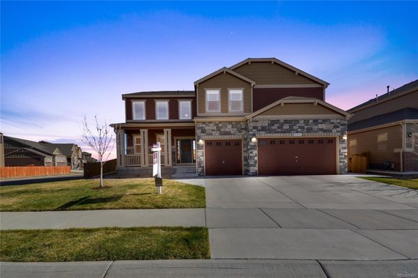 Photo of The Hakimi Team - Berkshire Hathaway - Erie, CO, US. 901 Sumner at Night! SOLD Listing!