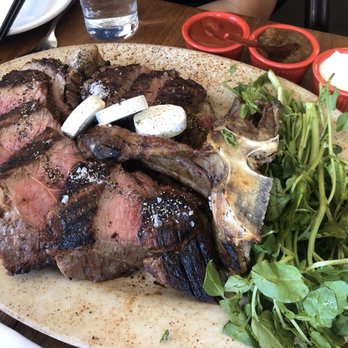 Salt + Charcoal - 54 oz. 50 Day Jyukusei Porterhouse Steak for 3, overcooked and tough. - Japanese Near Me - Brooklyn, New York