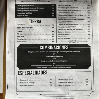 La Estancia - Menu - Mexican Near Me - Rosarito, BCN