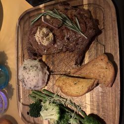 Flying X Speakeasy Lounge - Rib eye steak