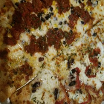 American Flatbread - 1/2 Punctuated equilibrium and 1/2 Roasted tomato salsa large pizza - Pizza Near Me - Burlington, Vermont