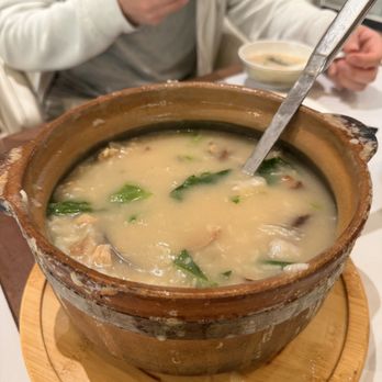 Congee King - Morel mushroom + beef base - Chinese Near Me - Fremont, California Congee King - Morel mushroom + beef base - Chinese Near Me - Fremont, California
