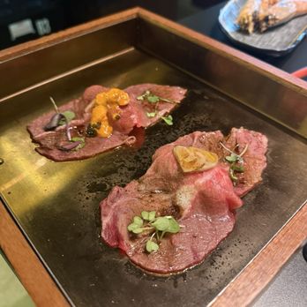 Chubby Cattle - A5 Wagyu Uni Caviar Nigiri & A5 Wagyu Foie Gras Nigiri - Barbeque Near Me - Cerritos, California