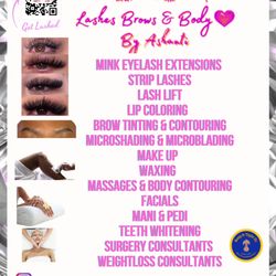 Lashed by Ashanti - Services provided at L.B.A