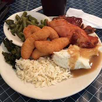 Heritage House Restaurant - BBQ chicken, rice, greens, green beans, mashed potatoes, hush puppies - Soup Near Me - Windsor, North Carolina Heritage House Restaurant - BBQ chicken, rice, greens, green beans, mashed potatoes, hush puppies - Soup Near Me - Windsor, North Carolina