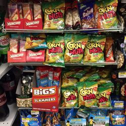 Stripes 2179 Valero - Snaaaaaaacks for days. Especially Corn Nuts.