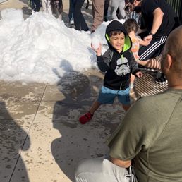 he was definitely the smallest but that didn't stop him from participating and throwing at all the big kids lol he was definitely the smallest but that didn't stop him from participating and throwing at all the big kids lol