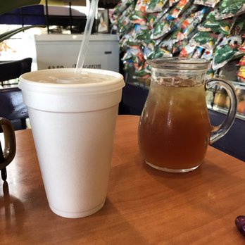 Sandwich House - Complimentary iced tea whilst you wait. So awesome. - Sandwiches Near Me - Cypress, California