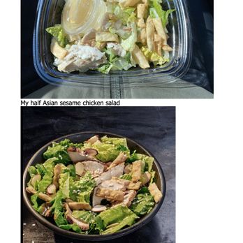 Panera Bread - The half asian sesame chicken salad - Salad Near Me - Granada Hills, California Panera Bread - The half asian sesame chicken salad - Salad Near Me - Granada Hills, California