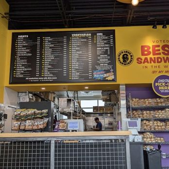 Ike's Love & Sandwiches - Menu board - Sandwiches Near Me - Denver, Colorado