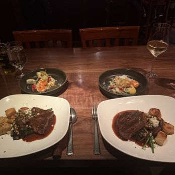 Pianeta - We split the angel hair pasta with prawns, and also the New York steak that was cooked to perfection - Italian Near Me - Truckee, California