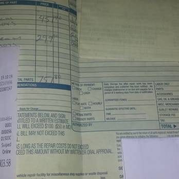 Johnny's Auto Repair - $800 of overpriced parts and worthless repairs - Auto Repair Near Me - Whittier, California