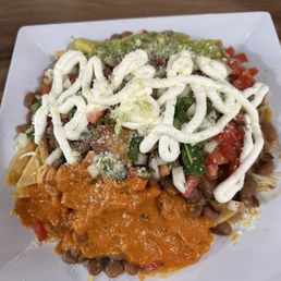 Nachos, no meat Nachos, no meat