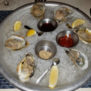 All Set Restaurant & Bar - $1 and oyster during happy hour!  Choice of 3 types.   Ordered 2 of each.   Each one was fresh and enjoyable.  Yum! - New American Near Me - Silver Spring, Maryland