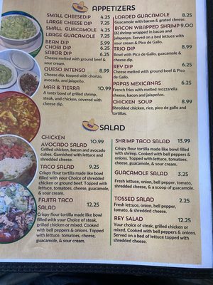 Menu photo 1 Sabor El Rey Salem, AR