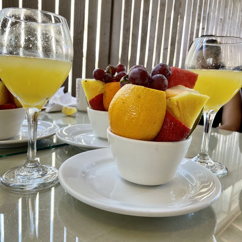 Springside Restaurant - Mimosas and fruit portion - Breakfast & Brunch Near Me - Paso Robles, California Springside Restaurant - Mimosas and fruit portion - Breakfast & Brunch Near Me - Paso Robles, California