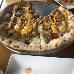 Philly steak pizza Philly steak pizza