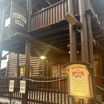 Hoop-Dee-Doo Musical Revue - Entrance to Pioneer Hall - Performing Arts Near Me - Lake Buena Vista, Florida